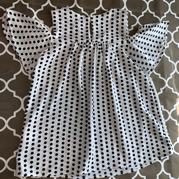 Black & White Polka Dot Shirt - Picture 3 of 3